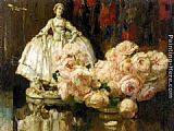 Roses Canvas Paintings - Still Life with Roses